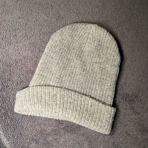 Wild Fable Gray Ribbed Knit Beanie